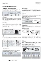 Preview for 16 page of Hitachi 7E610900 Installation And Operation Manual