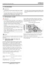 Preview for 18 page of Hitachi 7E610900 Installation And Operation Manual