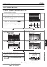 Предварительный просмотр 53 страницы Hitachi 7E610900 Installation And Operation Manual