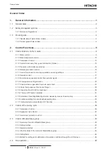 Preview for 5 page of Hitachi 8E040341 Service Manual