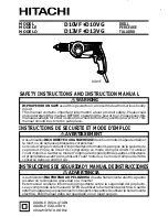 Hitachi 9 Amp Instruction Manual preview