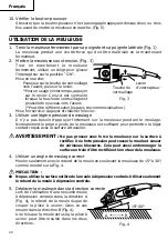 Preview for 28 page of Hitachi 937984Z - Wheel Guard For G23MR Safety Instructions And Instruction Manual