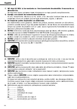 Preview for 38 page of Hitachi 937984Z - Wheel Guard For G23MR Safety Instructions And Instruction Manual