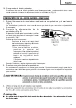 Preview for 43 page of Hitachi 937984Z - Wheel Guard For G23MR Safety Instructions And Instruction Manual