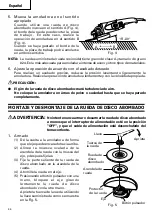 Preview for 44 page of Hitachi 937984Z - Wheel Guard For G23MR Safety Instructions And Instruction Manual