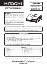 Hitachi A1DN Service Manual preview