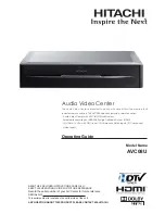 Hitachi ACV01U - LCD Direct View TV Operating Manual preview