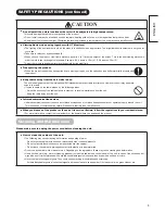 Preview for 9 page of Hitachi ACV01U - LCD Direct View TV Operating Manual