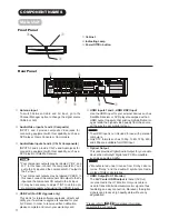 Preview for 12 page of Hitachi ACV01U - LCD Direct View TV Operating Manual