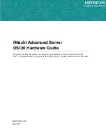 Preview for 1 page of Hitachi Advanced Server DS120 Hardware Manual