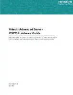 Hitachi Advanced Server DS220 Hardware Manual предпросмотр