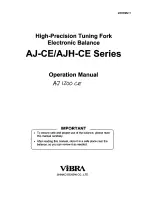 Hitachi AJ-CE series Operation Manual preview