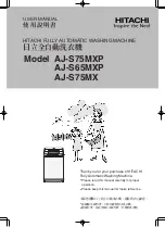 Hitachi AJ-S65MXP User Manual preview