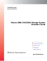 Preview for 1 page of Hitachi AMS 2100 Hardware Manual