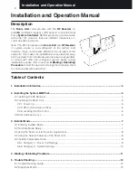 Предварительный просмотр 2 страницы Hitachi ATW-RTU-02 Installation And Operation Manual
