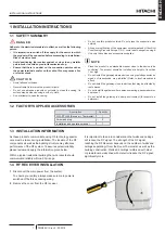 Preview for 7 page of Hitachi ATW-RTU-05 Installation And Operation Manual