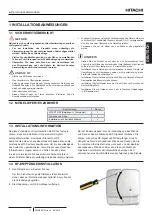 Предварительный просмотр 19 страницы Hitachi ATW-RTU-05 Installation And Operation Manual