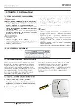 Предварительный просмотр 31 страницы Hitachi ATW-RTU-05 Installation And Operation Manual