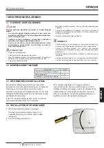 Предварительный просмотр 43 страницы Hitachi ATW-RTU-05 Installation And Operation Manual