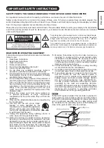 Preview for 3 page of Hitachi AVC01U - LCD Direct View TV Operating Manual