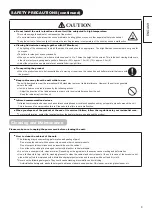 Предварительный просмотр 9 страницы Hitachi AVC01U - LCD Direct View TV Operating Manual