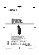 Preview for 1 page of Hitachi AW 130 Handling Instructions Manual