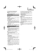 Preview for 21 page of Hitachi AW 130 Handling Instructions Manual