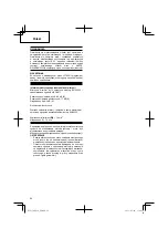 Предварительный просмотр 84 страницы Hitachi AW 130 Handling Instructions Manual