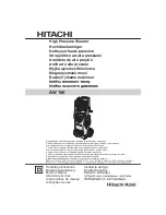 Hitachi AW 150 Handling Instructions Manual preview