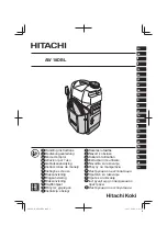 Hitachi AW18DBL Handling Instructions Manual preview
