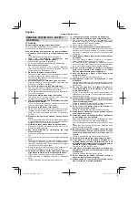 Preview for 2 page of Hitachi AW18DBL Handling Instructions Manual