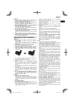 Preview for 3 page of Hitachi AW18DBL Handling Instructions Manual