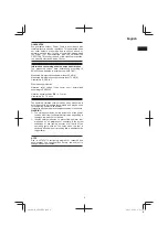 Preview for 9 page of Hitachi AW18DBL Handling Instructions Manual