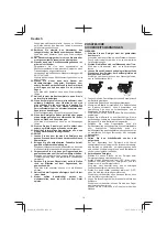 Preview for 14 page of Hitachi AW18DBL Handling Instructions Manual