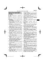 Preview for 61 page of Hitachi AW18DBL Handling Instructions Manual