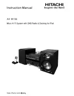 Hitachi AX-M136i Instruction Manual preview