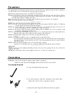 Preview for 4 page of Hitachi AX-M68D Operating Instructions Manual