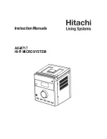 Preview for 1 page of Hitachi AX-M717 s Instruction Manuals