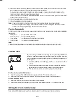 Предварительный просмотр 14 страницы Hitachi AX-M76 Instruction Manual