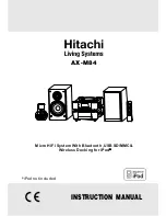 Preview for 1 page of Hitachi AX-M84 Instruction Manual