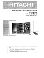 Preview for 1 page of Hitachi AXC12E Instruction Manual