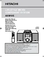 Preview for 1 page of Hitachi AXM10E Instruction Manual