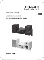 Preview for 1 page of Hitachi AXM1204E Instruction Manual