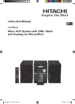 Hitachi AXM860E Instruction Manual preview