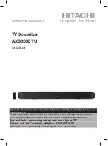 Hitachi AXS030BTU Instruction Manual preview