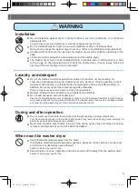 Preview for 3 page of Hitachi BD-SG100CJ Operating & Installation Instructions Manual