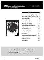 Hitachi BD-W75SV Operating & Installation Instructions Manual preview