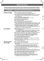 Предварительный просмотр 4 страницы Hitachi BD-W75TV Operating & Installation Instructions Manual