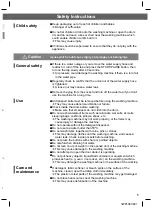 Предварительный просмотр 5 страницы Hitachi BD-W85SV Operating & Installation Instructions Manual