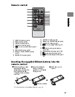 Предварительный просмотр 17 страницы Hitachi BD70A - DZ Camcorder - 1080p Instruction Manual